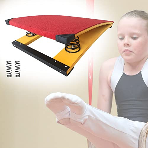 Gymnastik-Sprungbrett, Kinder-Sprungbrett, Gymnastik-Sprungbrett, Gebogene Sprungbrücke für Anfänger, Sportgerät für Junioren/Schultraining/Zuhause, Keine Montage erforderlich