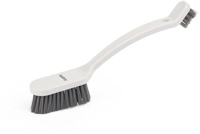Beldray Cepillo de Doble Cara, Suciedad y Suciedad más Grande, Cepillo más pequeño con cerdas en Forma de V para una Limpieza Profunda Estrecha, precisión, antiarañazos, Blanco, Talla única