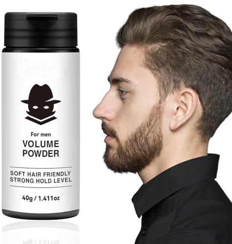 DIFLAX Cera in Polvere per Capelli Uomo, Polvere per styling – Polvere per capelli sottili e fini – con effetto opaco – Polvere per styling per la massima stabilità