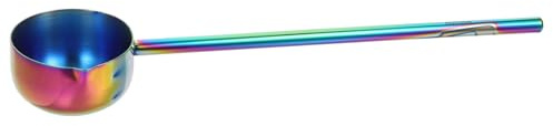 MOKKHNB 304 Stainless Steel Soup Ladle Long Handle Multi-Purpose Metal Cooking Spoon Large Water and Oil Ladle for Kitchen and Home Use