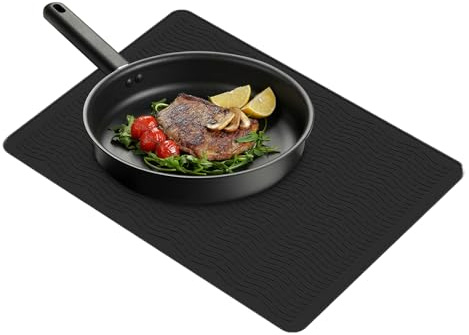 Protection Cuisson Brûleur, Céramique, Batterie Cuisine | Couvercle brûleur plat silicone plan de travail cuisine Four, Casserole, Légumes Pour Cuisine, Camping-Car,