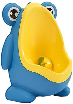 Vasino Orinatoio Cartone da Parete in PP Blu, Stile Carino, per Bagno | Vasino per Orinatoio dei Cartoni Animati, Facile da Installare, per Bambini, Design Compatto per Bagno
