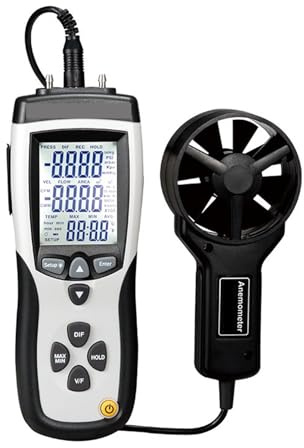 Anemometer, Anemometer Digital Professional Handheld Thermometer Wind Speed Meter,for Measuring Wind Speed