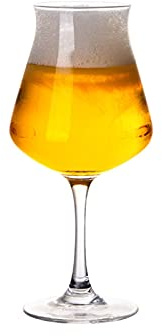 Vaso de pinta personalizado, vaso cerveza, vasos primera calidad, juego 5 cristal estilo tulipán, perfecto for cumpleaños
