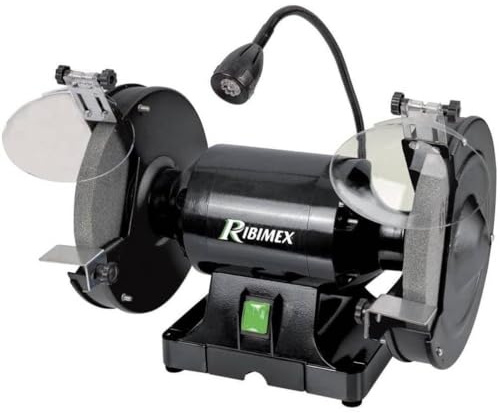 Touret à Meuler 200 mm 400W - Avec Lumière - Précision et Efficacité - Fiable - D-Work