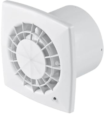 12 V DC badrumsfläkt 100 mm/4 tum med kullager låg spänning vägg takventilator