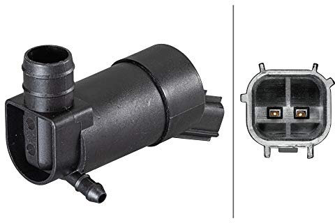 HELLA 8TW 006 848-171 Bomba de agua de lavado, lavado de parabrisas - 12V - eléctrico