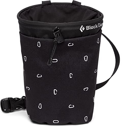 Black Diamond Gym Chalk Bag, Black biner Print, M-L