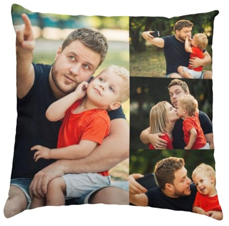 Cojín Personalizado | día de la Madre | 40x40 Cm | Regalo Mama | Regalos Personalizados | Día del Padre | Pareja | Novio | Novia | Regalo Papa