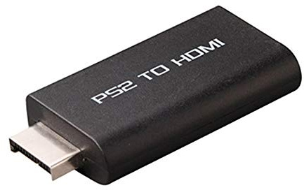 Bolwins D05CS PS2 a HDMI Convertitore 1080P con uscita audio - Adattatore per PS2 a TV e monitor dotati di HDMI, trasmissione video senza perdite, Plug and Play