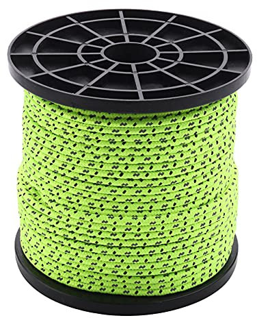 Rfeeuubft 4mm 50m / 16.4ft Dunkeln Leuchten Leuchtende reflektierende Zelt Seil Zeltschnur Camping Schnur