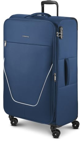 Stratic Check-in Koffer für Damen und Herren | großer XL Trolley 51 x 31 x 76 cm aus hochwertigem, flexiblem Polyester Material | Erweiterbar & Teleskopgriff| taska Serie