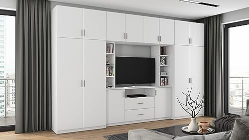 e-Meblast Wohnwand Dako 240x54cm Modern Schrankwand TV-Schrank Wohnzimmer | Wandregal, Modern Schrankwand, TV-Schrank, Wohnzimmer