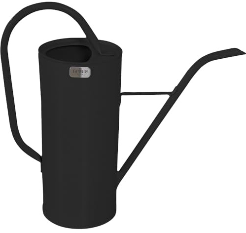 Siena Garden Zinkgießkanne Malta schwarz 3 l Stahlblech, verzinkt