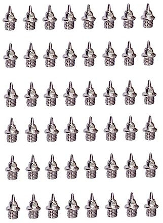 KOMBIUDA 110 Stück Laufschuhspikes Schuhkegel Ersatzspikes Schraubgreifer Aus Edelstahl Rostfrei Geeignet Für Sportschuhe