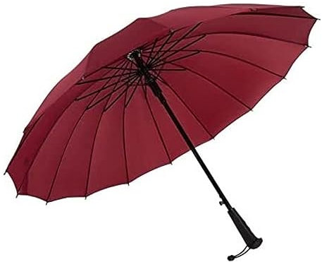 YIHANSS Taschenschirm 16K Winddicht Regenbogen großer Regenschirm Regen Damen Herren Sonnenwandern gerader Golfschirm mit langem Griff automatisch öffnender Sonnenschirm Winddicht