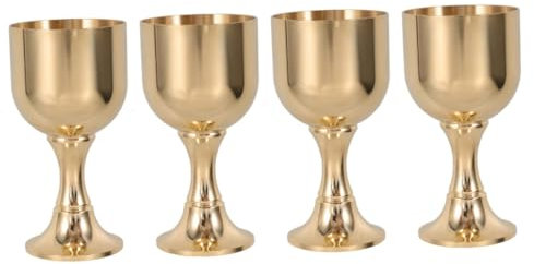 ABOOFAN 4pcs Goblet Vintage Style Coupe Wine Glasses Wedding Party Decorative Cup