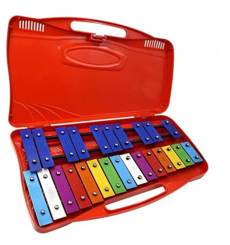 Instrument De Musique Xylophone En Bois Métallophone Chromatique 25 Notes Xylophone Débutants Et Adultes Xylophone