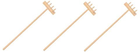 BRIGHTFUFU Mini Zen Garden Rake Set for Meditation and Desktop Sand Garden Tools 14cm x 3.5cm for Home and Office Relaxation