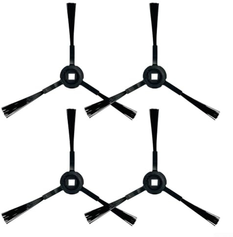 HavenDomicile 4 Seitenbürsten, Ersatz-Seitenbürsten speziell für Eufy-RoboVac L35-Hybrid / L35-Hybrid + Kehrmaschinen-Zubehör Seitenbürsten