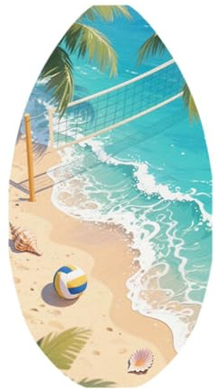 Harilla Skimboard Beach Sand Board, Stehendes Flachwasser Kleines Surfbrett, Leichtes Bodyboard für Anfänger, Erwachsene, 41 Inch