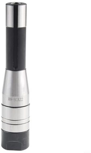 Cenadores de fresadora de vástago R8 con soporte de cortador de engranajes de 22 mm, accesorio de sujeción de herramientas de precisión para fresadora facial, sierra de corte y aplicaciones de