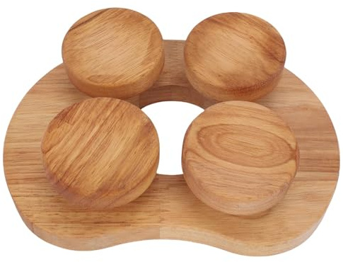 Sauna-Kopfstütze aus Holz, Bequemes Nackenkissen Zur Linderung von Nacken- und Schulterschmerzen, Entspannung, Geeignet für Wintersauna-Erlebnisse, aus Eiche