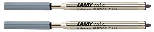 Lamy M16 Ersatzmine für Lamy Kugelschreiber F blau, 2 x 1