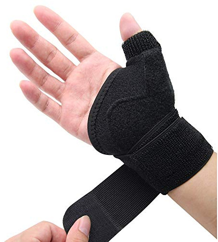 LTG NHS Neoprene Thumb & Wrist Support Brace | Adjustable Hand Splint Stabiliser for Arthritis, Carpal Tunnel, Tendonitis, Sprain & Injury Recovery – Left & Right Hand