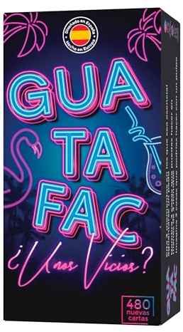 ATM Gaming Guatafac ¿Unos Vicios? - Juegos de Mesa Adulto - ¡Añade Picante A Tus Fiestas! - Juegos De Cartas Humor - Regalo Original Hombres y Mujeres