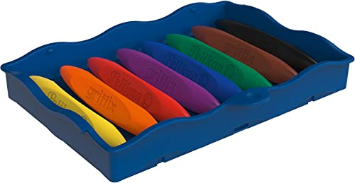 Pelikan Kreativfabrik griffix Wachsmaler, 8 leuchtende Farben, Wachsmalstifte Set, in Universaletage