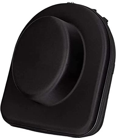 CRIVOX Hutschachtel für Fedora, Panama, Cowboy-Hüte, Reiseetui für Hut mit Verstellbarem Tragegurt, Universalgröße