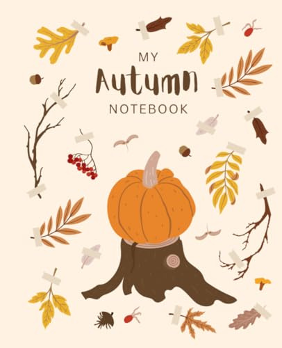 composition notebook autumn