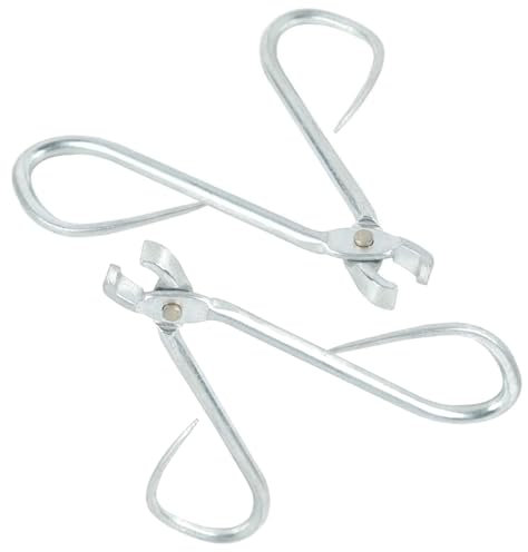 KRILLIQ Casse Noisette Ouvre-Noix de pin, 2 Paquets, éplucheur de graines de Melon Domestique, Outil d'ouverture de Noix de pin, Ensemble de craquelins de Noix pour Petites Noix émiettées pour Écrou
