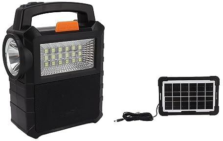 Outdoor Solar Generators, Solar Power Bank Camping Power Supply, Portable Power Station with Solar Panel Kit, Flashlight, for Home, Camping, Emergency, RV, Outdoor
