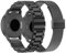 CUNUJIX Lot de 2 bracelets de rechange pour Garmin Vivoactive 4S/Venu 3S/Venu 2S/Vivomove 3S, maille métallique de 18 mm, en acier inoxydable, pour Garmin Forerunner 255S/265S, homme et femme, Acier