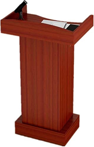 Podium Bodenrednerpult Holzboden Sound Rednerpult Rednerpult mit Schublade Präsentationspodium Kirche für Kirchen (Braun wie abgebildet)