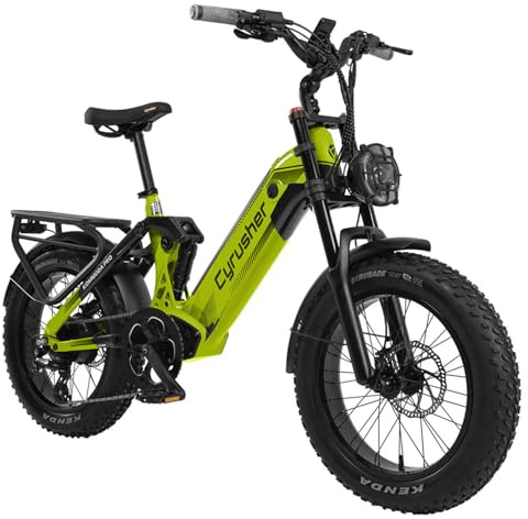 Extrbici Vélo Électrique en Aluminium Kommoda3.0 20Pouces, 250W 25km/h 48V 20Ah 120km, Suspension à Air, Freins à Disque Doubles, Shi-Mano 7 Vitesses