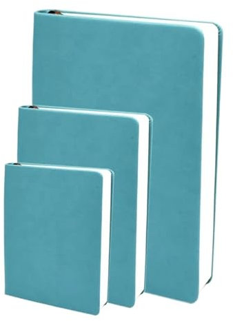 AHUFGN Notizbuch Super Dicke Notizbücher, Agenda-Planer, 660 Seiten, Leere Innenseite, PU-Leder, weicher Einband, Skizzenbuch, Tagebuch, Notizbuch, Schreibwaren(Blue,A4)