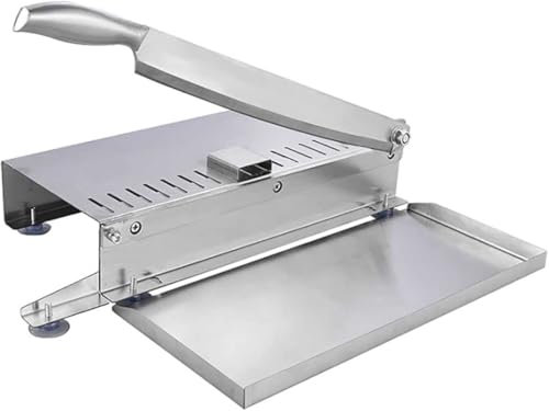 Manueller Fleischschneider Kabellose Knochensäge, manueller Knochenfleischschneider, Rippchenfleisch aus Edelstahl, Kochen zu Hause, für Fisch, Hühnchen, Rindfleisch, gefrorenes Fleisch, Gem