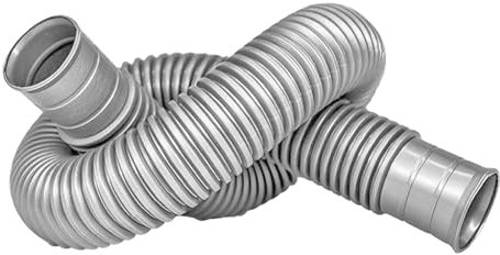 Qrity 1 Piezas Tubo de Drenaje de Lavabo, Tubo de Desagüe Flexible Universal, Tubo de Desagüe de 450 mm, para Desagüe de Lavabo