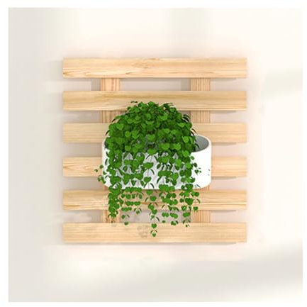 WZWTYSM Jardinera de Pared - Jardinera Colgante de Madera para Plantas de Interior y Exterior, jardín Vertical, Pared de Plantas, Jardinera de Montaje en Pared, Soporte para suculentas para Plantas