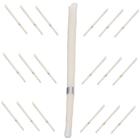 Bastoncini per Pulizia Orecchie Aromaterapia 20 Pezzi Lega di Zinco | Bianco, Accessorio Leggero e Portatile, Supporto per Relax e Sensazione di Freschezza