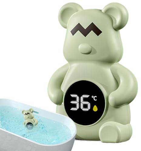 Badethermometer Für Babys - Badewannen-Messgerät Für Temperaturregelung - Bärenförmige Schwimmende Badekarothermometer Für Becken Dusche Spa Innen Outdoor Familie