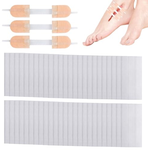 53 Stück Wundverschlüsse Strips,Klammerpflaster,Selbstklebende Bandagen,2 Größen Wundverschluss Streifen,Erste Hilfe & Sicherheit für Camping & Outdoor,für Kleiner Schnitte und Wunden