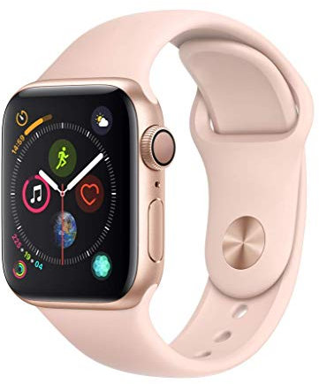 Apple Watch Series 4 40mm (GPS) - Boîtier En Aluminium Or Avec Bracelet Sport Pamplemousse (Reconditionné)