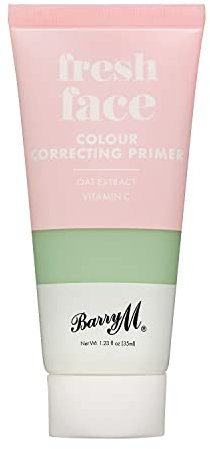 Barry M Fresh Face Colour Correcting Primer, Green, Balance Skin Tone and Reduce Redness