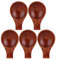 Hapivida 5 Pièces Plats à Sauce En Bois Saveur Assiette à épices Bols de Service Pour Noix, Apéritif, Condiments, Collations, Ramen, Currys, Sushi, Miso, Assiettes à Tremper
