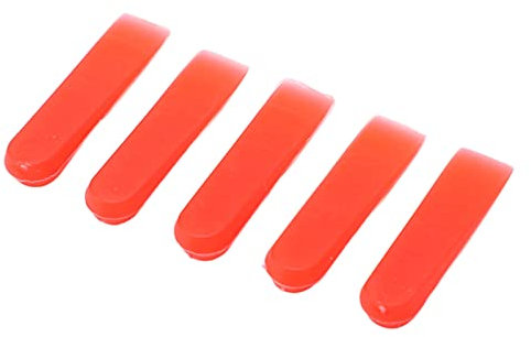 Cales de Nivellement de Carrelage 1000 Pièces tile leveling wedges Entretoises de Nivellement Résistantes à L'usure en PE Rouge 0.2 Pouces avec Petites Fliesenkeile