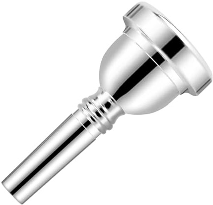 EXMDLLY 12C pequeño vástago trombón plata boquilla
